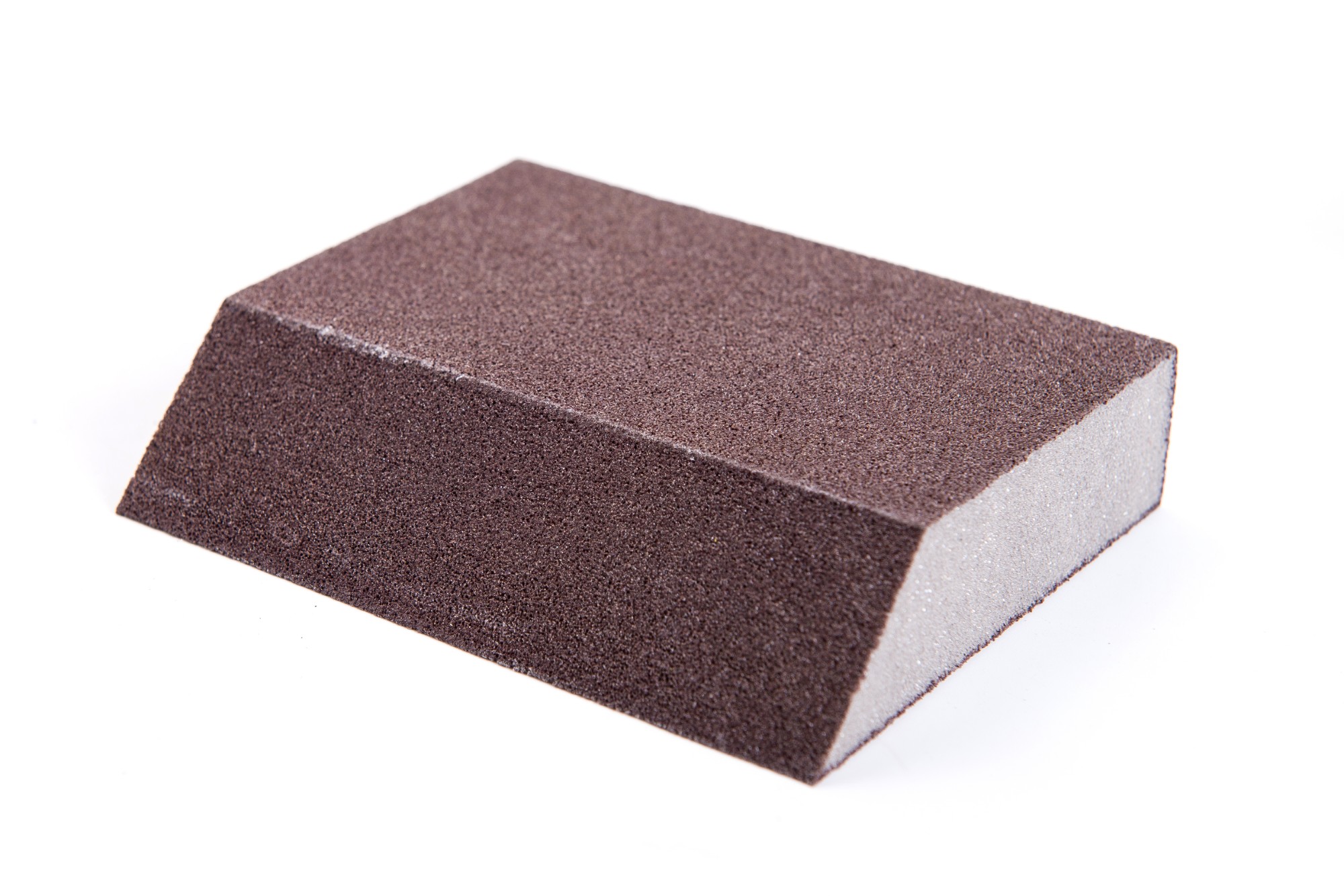 Trapezoid sanding sponge block