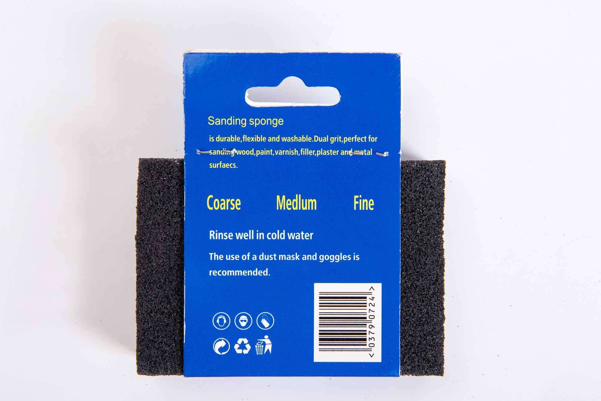 high density sanding sponge block